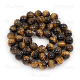 1112-0802-8MM - Natural Semi-Precious Stone Bead Prestige Tiger Eye Round 8mm Tiger Eye 0.8mm Hole 15in String (app45pcs) Brazil 1112-0802-8MM,Bead,Prestige,Natural,Natural Semi-Precious Stone,8MM,Round,Round,Yellow,0.8mm Hole,Brazil,15in String (app45pcs),Tiger Eye,montreal, quebec, canada, beads, wholesale