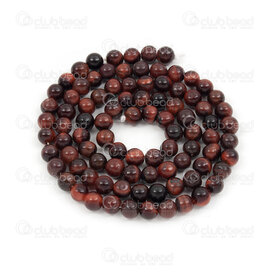 1112-0806-4MM - Natural Semi Precious Stone Bead Tiger Eye Red Dyed Round 4mm 0.5mm Hole 15.5'' String 1112-0806-4MM,Beads,15.5'' String,Red Tiger eye,Bead,Natural,Semi-precious Stone,4mm,Round,Round,China,15.5'' String,Red Tiger eye,montreal, quebec, canada, beads, wholesale