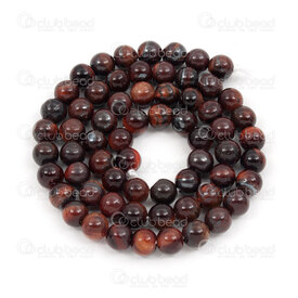 1112-0806-6MM - Natural Semi Precious Stone Bead Tiger Eye Red Dyed Round 6mm 0.8mm Hole 15.5'' String 1112-0806-6MM,15.5'' String,Red Tiger eye,Bead,Natural,Semi-precious Stone,6mm,Round,Round,China,15.5'' String,Red Tiger eye,montreal, quebec, canada, beads, wholesale