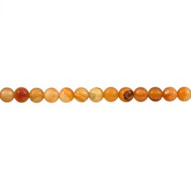 1112-0811-6MM - Natural Semi Precious Stone Bead Carnelian Round 6mm 0.8mm Hole 15.5'' String 1112-0811-6MM,cornaline,Bead,Natural,Semi-precious Stone,6mm,Round,Round,China,16'' String,Cornelian,montreal, quebec, canada, beads, wholesale