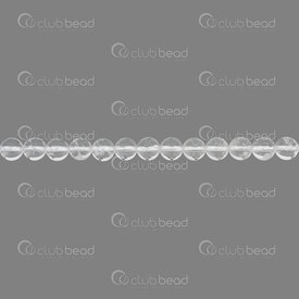 1112-0815-6mm - Natural Semi-Precious Stone Bead Prestige White Quartz Round 6mm White Quartz Clear 0.8mm Hole 15in String (app64pcs) Brazil 1112-0815-6mm,6mm,Bead,Prestige,Natural,Natural Semi-Precious Stone,6mm,Round,Round,Colorless,Clear,0.8mm Hole,Brazil,15in String (app64pcs),White Quartz,montreal, quebec, canada, beads, wholesale