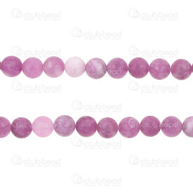 1112-0830-M-8mm - Semi-precious Stone Bead Round 8mm Purple Agate Matte 16\'\' String 1112-0830-M-8mm,montreal, quebec, canada, beads, wholesale