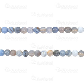 1112-0832-6mm - Natural Semi-Precious Stone Bead Prestige Striped Agate Round 6mm Striped Agate Light Blue 0.8mm Hole 15in String (app64pcs) Brazil 1112-0832-6mm,6mm,15in String (app64pcs),Bead,Prestige,Natural,Natural Semi-Precious Stone,6mm,Round,Round,Blue,Light Blue,0.8mm Hole,Brazil,15in String (app64pcs),montreal, quebec, canada, beads, wholesale