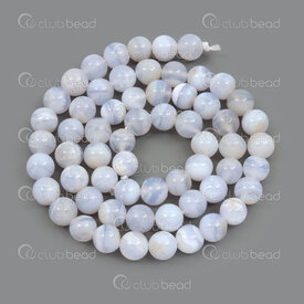 1112-0836-01-6mm - Natural Semi-Precious Stone Bead Prestige Lace Agate Round 6mm Lace Agate Blue Dyed 0.8mm Hole 15in String (app64pcs) Brazil 1112-0836-01-6mm,Beads,6mm,Bead,Prestige,Natural,Natural Semi-Precious Stone,6mm,Round,Round,Blue,Blue,Dyed,0.8mm Hole,Brazil,montreal, quebec, canada, beads, wholesale