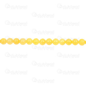 1112-0839-6mm - Reconstructed Semi Precious Stone Bead Yellow Quartz Round 6mm 0.8mm Hole 15.5'' String 1112-0839-6mm,1112-0,montreal, quebec, canada, beads, wholesale