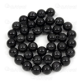 1112-0863-10mm - Natural Semi-Precious Stone Bead Prestige Black Obsidian Round 10mm Black Obsidian 1mm Hole 15in String (app38pcs) Mexico 1112-0863-10mm,1112-0,15in String (app38pcs),Bead,Prestige,Natural,Natural Semi-Precious Stone,10mm,Round,Round,Black,1mm Hole,Mexico,15in String (app38pcs),Black Obsidian,montreal, quebec, canada, beads, wholesale