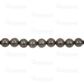 1112-0899-8mm - Natural Semi-Precious Stone Bead Prestige Round 8mm Pyrite 0.8mm Hole 15in String (app45pcs) 1112-0899-8mm,Natural,15in String (app45pcs),Bead,Prestige,Natural,Natural Semi-Precious Stone,8MM,Round,Round,Grey,0.8mm Hole,China,15in String (app45pcs),Pyrite,montreal, quebec, canada, beads, wholesale