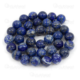 1112-0901-2-10mm - Natural Semi-Precious Stone Bead Prestige Round 10mm Lapis Lazuli 0.8mm Hole 15in String (app38pcs) Afghanistan 1112-0901-2-10mm,Beads,Stones,Semi-precious,Bead,Prestige,Natural,Natural Semi-Precious Stone,10mm,Round,Round,Blue,0.8mm Hole,Afghanistan,15in String (app38pcs),montreal, quebec, canada, beads, wholesale