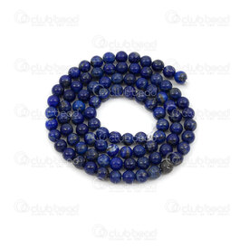 1112-0901-2-4mm - Bille de Pierre Fine Naturelle Prestige Rond 4mm Lapis Lazuli Trou 0.5mm Corde 15po (env90pcs) Afghanistan 1112-0901-2-4mm,Billes,4mm,Bille,Prestige,Naturel,Natural Semi-Precious Stone,4mm,Rond,Rond,Bleu,0.5mm Hole,Afghanistan,15in String (app90pcs),Lapis Lazuli,montreal, quebec, canada, beads, wholesale