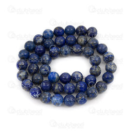 1112-0901-2-8mm - Natural Semi-Precious Stone Bead Prestige Round 8mm Lapis Lazuli 0.8mm Hole 15in String (app45pcs) Afghanistan 1112-0901-2-8mm,1112-09,8MM,Bead,Prestige,Natural,Natural Semi-Precious Stone,8MM,Round,Round,Blue,0.8mm Hole,Afghanistan,15in String (app45pcs),Lapis lazuli,montreal, quebec, canada, beads, wholesale