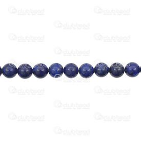 1112-0901-8MM - Natural Semi Precious Stone Bead Prestige Lapis Lazuli Dyed Round 8mm 0.8mm Hole 15.5" String 1112-0901-8MM,Bead,Natural,Semi-precious Stone,8MM,Round,Round,China,15.5'' String,Lapis lazuli,montreal, quebec, canada, beads, wholesale