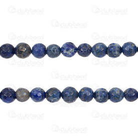 1112-0901-F-8mm - Bille de Pierre Fine Naturelle Prestige Rond Facetté 8mm Lapis Lazuli Trou 0.8mm Corde 15po (env45pcs) Afghanistan 1112-0901-F-8mm,pendentifs,Bille,Natural Semi-Precious Stone,Bille,Prestige,Naturel,Natural Semi-Precious Stone,8MM,Rond,Rond,Faceted,Bleu,0.8mm Hole,Afghanistan,montreal, quebec, canada, beads, wholesale