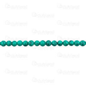 1112-0906-4MM - Stabilized Semi Precious Stone Bead Green Turquoise Round 4mm 0.5mm Hole 15.5" String 1112-0906-4MM,Bead,Natural,Semi-precious Stone,4mm,Round,Round,China,16'' String,Stabilized Green Turquoise,montreal, quebec, canada, beads, wholesale
