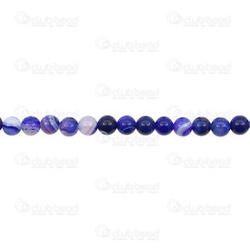 1112-0908-6MM - Natural Semi Precious Stone Bead Striped Agate Dark Blue Dyed Round 6mm 0.8mm Hole 15.5" String 1112-0908-6MM,6mm,Semi-precious Stone,Bead,Natural,Semi-precious Stone,6mm,Round,Round,Blue,Blue,Dark,China,15.5'' String,Striped Agate,montreal, quebec, canada, beads, wholesale