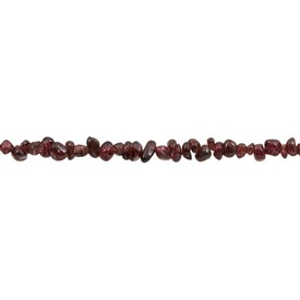 1112-0910-CHIPS - Semi-precious Stone Bead Chip Garnet 16'' String 1112-0910-CHIPS,montreal, quebec, canada, beads, wholesale