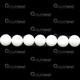 1112-09118-10MM - Mother Of Pearl Bead White Calibrated Round 10mm 1mm Hole 15.5" String 1112-09118-10MM,Beads,Stones,Mother Of Pearl,Bead,Natural,Mother Of Pearl,10mm,Round,Round,White,White,China,15.5'' String,montreal, quebec, canada, beads, wholesale