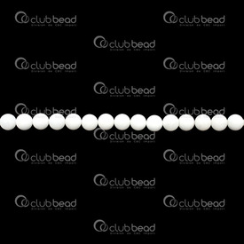 1112-09118-4MM - Mother Of Pearl Bead White Calibrated Round 4mm 0.5mm Hole 15.5" String 1112-09118-4MM,15.5'' String,4mm,Bead,Natural,Mother Of Pearl,4mm,Round,Round,White,White,China,15.5'' String,montreal, quebec, canada, beads, wholesale