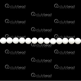1112-09118-6MM - Mother Of Pearl Bead White Calibrated Round 6mm 0.8mm Hole 15.5" String 1112-09118-6MM,6mm,15.5'' String,Bead,Natural,Mother Of Pearl,6mm,Round,Round,White,White,China,15.5'' String,montreal, quebec, canada, beads, wholesale
