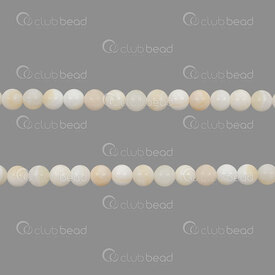 1112-09119-6mm - Mother Of Pearl Bead Prestige Round 6mm Golden Natural 0.8mm Hole 15.5'' String (app58pcs) 1112-09119-6mm,6mm,Bead,Prestige,Natural,Mother Of Pearl,6mm,Round,Round,Beige,Natural,Golden,0.8mm Hole,China,15.5'' String (app58pcs),montreal, quebec, canada, beads, wholesale