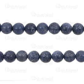 1112-09120-10mm - Coral Bead Natural Round 10mm Blue Dyed 1mm Hole 15.5'' String (app35pcs) 1112-09120-10mm,Bead,10mm,Bead,Natural,Natural,Coral,10mm,Round,Round,Blue,Blue,Dyed,1mm Hole,China,montreal, quebec, canada, beads, wholesale