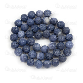 1112-09120-8mm - Bille de Corail Naturel Rond 8mm Bleu Teint Trou 0.8mm Corde 15,5 po (env46pcs) 1112-09120-8mm,Billes,8MM,Bille,Natural,Naturel,Corail,8MM,Rond,Rond,Bleu,Bleu,Dyed,0.8mm Hole,Chine,montreal, quebec, canada, beads, wholesale