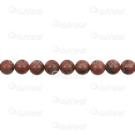 *1112-0913-8MM - Semi-precious Stone Bead Round 8MM Red Granite 16'' String *1112-0913-8MM,Bead,Natural,Semi-precious Stone,8MM,Round,Round,China,16'' String,Red Granite,montreal, quebec, canada, beads, wholesale
