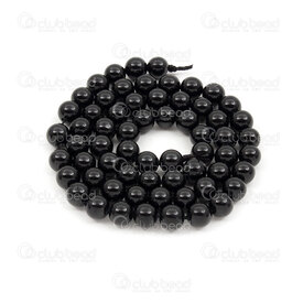 1112-0941-6mm - Natural Semi-Precious Stone Bead Premium Black Tourmaline Round 6mm Black Tourmaline 0.8mm Hole 15in String (app60pcs) Brazil 1112-0941-6mm,Natural Semi-Precious Stone,6mm,Bead,Premium,Natural,Natural Semi-Precious Stone,6mm,Round,Round,Black,0.8mm Hole,Brazil,15in String (app60pcs),Black Tourmaline,montreal, quebec, canada, beads, wholesale
