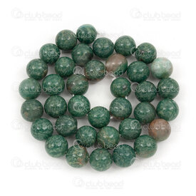 1112-0946-10mm - Natural Semi Precious Stone Bead Prestige African Jade (South Africa) Round 10mm 1mm Hole 15.5" String 1112-0946-10mm,African,montreal, quebec, canada, beads, wholesale