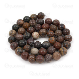 1112-0961-8mm - Natural Semi Precious Stone Bead Jasper Round 8mm 0.8mm Hole 15.5" String 1112-0961-8mm,Beads,Stones,montreal, quebec, canada, beads, wholesale
