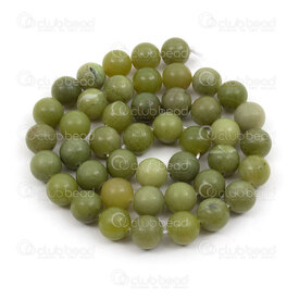 1112-0962-8mm - Natural Semi Precious Stone Bead Prestige Green Grass Jasper Round 8mm 0.8mm Hole 15.5" string 1112-0962-8mm,Beads,Stones,Semi-precious,montreal, quebec, canada, beads, wholesale