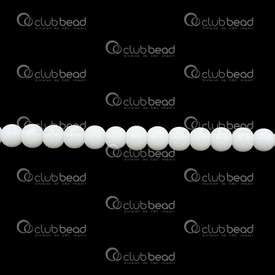 1112-0972-6MM - Bille de Pierre Fine Naturelle Obsidienne Blanc Rond 6mm Trou 0.8mm Corde de 15.5 Pouces 1112-0972-6MM,Billes,6mm,15.5'' String,Bille,Naturel,Pierre Fine,6mm,Rond,Rond,Blanc,Blanc,Chine,15.5'' String,White Obsidian,montreal, quebec, canada, beads, wholesale