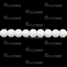 1112-0972-8MM - Bille de Pierre Fine Naturelle Obsidienne Blanc Rond 8mm Trou 0.8mm Corde de 15.5 Pouces 1112-0972-8MM,Billes,15.5'' String,8MM,Bille,Naturel,Pierre Fine,8MM,Rond,Rond,Blanc,Blanc,Chine,15.5'' String,White Obsidian,montreal, quebec, canada, beads, wholesale