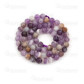1112-0975-6mm - Natural Semi-Precious Stone Bead Prestige Amethyst Dog Tooth Round 6mm Amethyst Dog Tooth 0.8mm Hole 15in String (app64pcs) India 1112-0975-6mm,6mm,Bead,Prestige,Natural,Natural Semi-Precious Stone,6mm,Round,Round,Mauve,0.8mm Hole,India,15in String (app64pcs),Amethyst Dog Tooth,montreal, quebec, canada, beads, wholesale