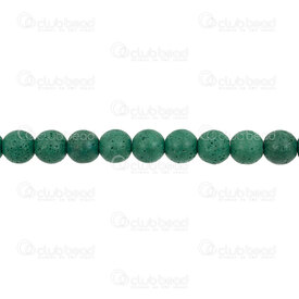 1112-0978-GN-8mm - Volcanic Stone Bead Round 8mm green 1mm hole 15.5" String 1112-0978-GN-8mm,volcanic stone,montreal, quebec, canada, beads, wholesale