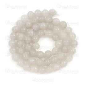 1112-0983-3-6mm - Reconstructed Semi Precious Stone Bead Burma Jade Round 6mm 0.8mm Hole 15.5" String 1112-0983-3-6mm,jade,montreal, quebec, canada, beads, wholesale