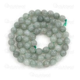 1112-0984-2-6mm - Bille de Pierre Fine Naturelle Jade Shetai Grade B Rond 6mm Trou 0.8mm Corde de 15.5 Pouces 1112-0984-2-6mm,jade,montreal, quebec, canada, beads, wholesale