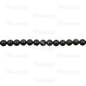1112-09991-6MM - Natural Semi Precious Stone Bead Striped Agate Black Round 6mm 0.8mm Hole 15.5" String 1112-09991-6MM,Beads,Stones,Round,15.5'' String,Bead,Natural,Semi-precious Stone,6mm,Round,Round,Black,Black,China,15.5'' String,montreal, quebec, canada, beads, wholesale