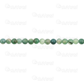1112-09994-4MM - Natural Semi Precious Stone Bead Striped Agate Green Dyed Round 4mm 0.5mm Hole 15.5" String 1112-09994-4MM,1112-09,4mm,Bead,Natural,Semi-precious Stone,4mm,Round,Round,Green,Green,China,15.5'' String,Agate,montreal, quebec, canada, beads, wholesale