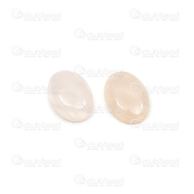 1112-1002-04 - Semi-precious Stone Cabochon Pink Quartz 13X18X5MM Oval 10gr  6pcs 1112-1002-04,Quartz pink,montreal, quebec, canada, beads, wholesale