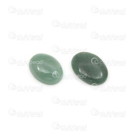1112-1015-02 - Semi-precious Stone Cabochon Dark Aventurine 13X18X5MM Oval 10.5gr 6pcs 1112-1015-02,Cabochon de Pierre Fine,montreal, quebec, canada, beads, wholesale