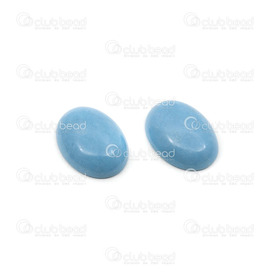 1112-1058-08 - Cabochon de Pierre Fine Turquoise Bleu Uni 13X18X5MM Oval 8.5gr 6pcs 1112-1058-08,Cabochons,Pierres fines,montreal, quebec, canada, beads, wholesale