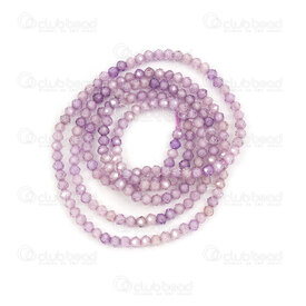 1112-1194-F-2MM - Cubic Zirconia (CZ Stone) Semi-precious Stone Bead Prestige Calibrated 2mm Light Amethyst Round Faceted 0.5mm Hole 15'' String (app185pcs) 1112-1194-F-2MM,Beads,Semi-precious Stone,Bead,Prestige,Natural,Semi-precious Stone,Calibrated 2mm,Round,Round,Faceted,Mauve,Amethyst,Light,0.5mm Hole,montreal, quebec, canada, beads, wholesale