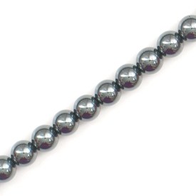 A-1112-1204 - Semi-precious Stone Bead Round 6MM Hematite 15.5'' String A-1112-1204,Pendentifs,6mm,Hematite,Bead,Natural,Semi-precious Stone,6mm,Round,Round,Grey,China,16'' String,Hematite,montreal, quebec, canada, beads, wholesale