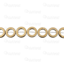 1112-1288-142 - Semi-precious Stone Bead Ring 14mm Hematite Antique Brass 8mm Hole 18" String (app30pcs) 1112-1288-142,14MM,Bead,Natural,Semi-precious Stone,14MM,Round,Ring,Antique Brass,8mm Hole,China,18" String (app30pcs),Hematite,montreal, quebec, canada, beads, wholesale