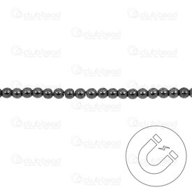 A-1112-1300 - Semi-precious Stone Bead Round 3MM Magnetic Hematite 16'' String A-1112-1300,Beads,Stones,Hematite,Round,Bead,Natural,Semi-precious Stone,3MM,Round,Round,Grey,China,16'' String,Magnetic Hematite,montreal, quebec, canada, beads, wholesale