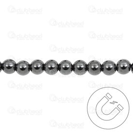A-1112-1304 - Semi-precious Stone Bead Round 8MM Magnetic Hematite 16'' String A-1112-1304,1112-,8MM,Grey,Bead,Natural,Semi-precious Stone,8MM,Round,Round,Grey,China,16'' String,Magnetic Hematite,montreal, quebec, canada, beads, wholesale