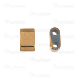 1112-1356-0402-GL - Semi-precious Stone Bead Spacer Hematite Rounded Rectangle 6x4mm Gold 2 Holes 1.4mm Hole 16" String (app98pcs) 1112-1356-0402-GL,Findings,Spacers,Bead,Spacer,Natural,Semi-precious Stone,6X4MM,Rounded Rectangle,Gold,1.4mm Hole,2 Holes,China,16" String (app98pcs),montreal, quebec, canada, beads, wholesale