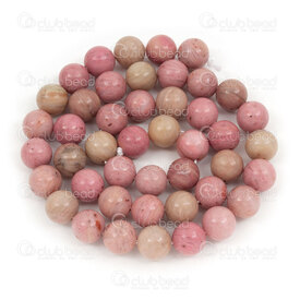 1112-1706-8mm - Bille de Pierre Fine Naturelle Prestige Marbre Rouge Grade AB Rond 8mm Trou 0.8mm Corde de 15.5 Pouces 1112-1706-8mm,marble,montreal, quebec, canada, beads, wholesale