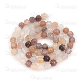 1112-1708-6mm - Natural Semi Precious Stone Bead Prestige Violet Crystal Round 6mm 0.8mm Hole 15.5" String 1112-1708-6mm,violet,montreal, quebec, canada, beads, wholesale