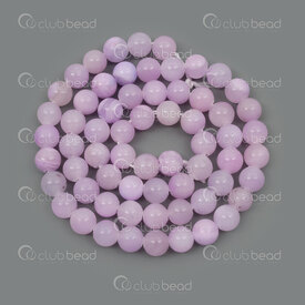 1112-1718-6mm - Bille de Pierre Fine Naturelle Jade Mashan Mauve Opaque Teint Rond 6mm Trou 0.8mm Corde de 15po 1112-1718-6mm,billes mauves,montreal, quebec, canada, beads, wholesale